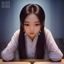 同人创作者晴的头像，二次元创作风格